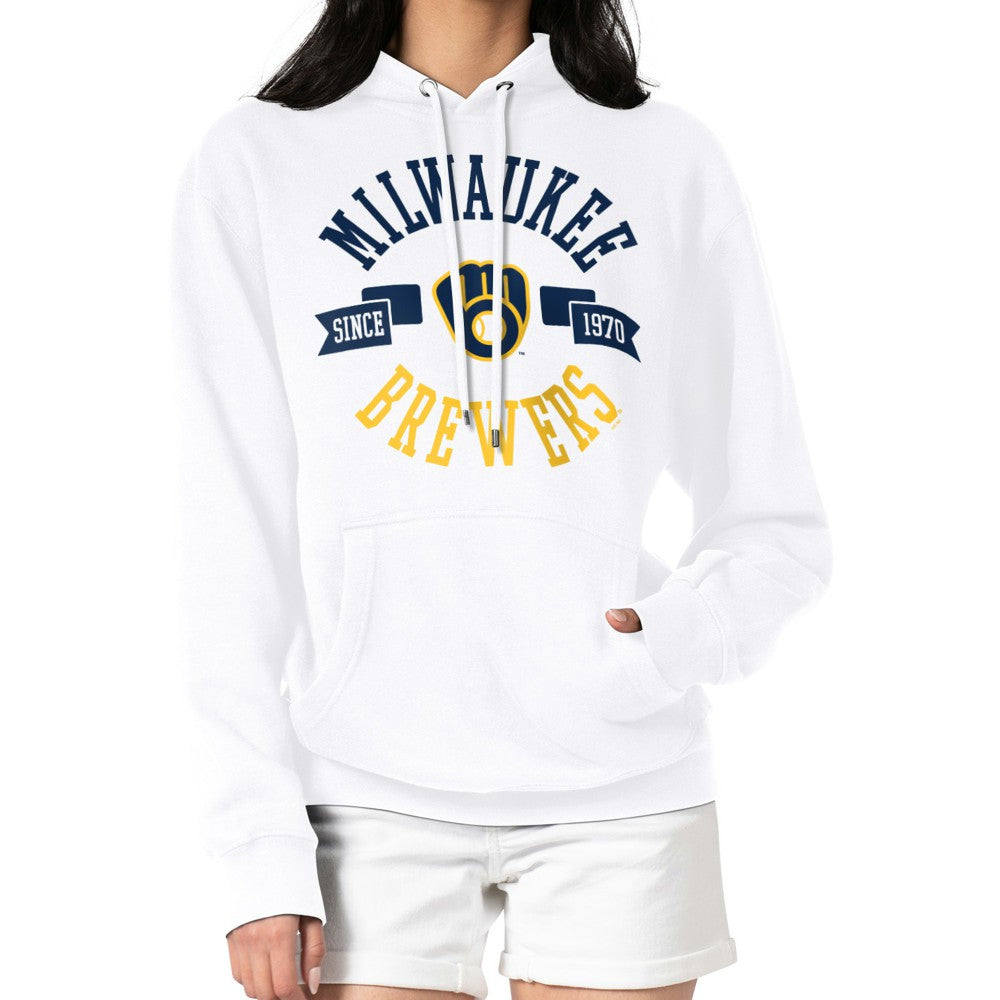 Milwaukee Brewers G-III 4Her by Carl Banks Women's City Graphic Pullover Hoodie Near Me