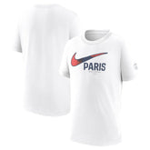 Nike Paris Saint-Germain Youth Swoosh T-Shirts - White