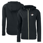 Arizona Cardinals Cutter & Buck Women's Throwback Daybreak Eco Recycled Half-Zip Hoodie Black - NFL