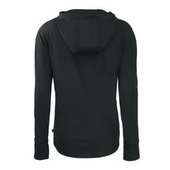 Detroit Lions Cutter & Buck Women's Throwback Daybreak Eco Recycled Half-Zip Hoodie Black - NFL