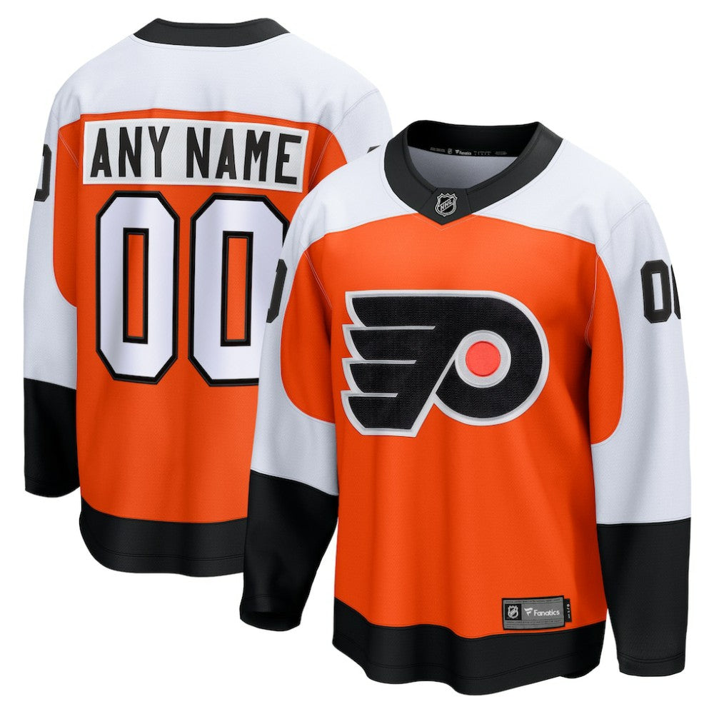 Philadelphia Flyers - Fanatics Home Breakaway Custom Jersey Orange