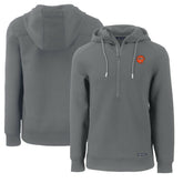Cincinnati Bengals Cutter & Buck Throwback Roam Eco Half-Zip Recycled Pullover Hoodie Gray - NFL