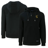 Pittsburgh Steelers Cutter & Buck Throwback Roam Eco Half-Zip Recycled Pullover Hoodie Black - NFL