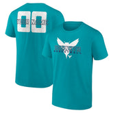 NBA - Charlotte Hornets Stellar Personalized Name & Number T-Shirt - Teal