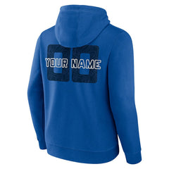 NBA - Dallas Mavericks Stellar Personalized Name & Number Pullover Hoodie - Blue