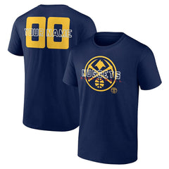 NBA - Denver Nuggets Stellar Personalized Name & Number T-Shirt - Navy
