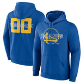NBA - Golden State Warriors Stellar Personalized Name & Number Pullover Hoodie - Royal
