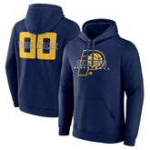 NBA - Indiana Pacers Stellar Personalized Name & Number Pullover Hoodie - Navy