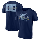 NBA - Memphis Grizzlies Stellar Personalized Name & Number T-Shirt - Navy