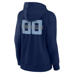 NBA - Memphis Grizzlies Women's Stellar Personalized Name & Number Pullover Hoodie - Navy