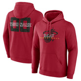 NBA - Miami Heat Stellar Personalized Name & Number Pullover Hoodie - Red