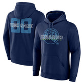 NBA - Minnesota Timberwolves Stellar Personalized Name & Number Pullover Hoodie - Navy