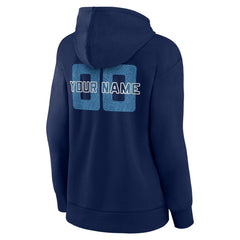 NBA - Minnesota Timberwolves Women's Stellar Personalized Name & Number Pullover Hoodie - Navy