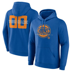 NBA - New York Knicks Stellar Personalized Name & Number Pullover Hoodie - Blue