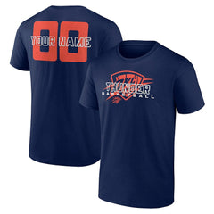 NBA - Oklahoma City Thunder Stellar Personalized Name & Number T-Shirt - Navy