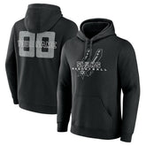 NBA - San Antonio Spurs Stellar Personalized Name & Number Pullover Hoodie - Black