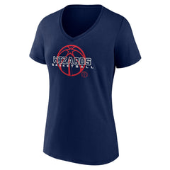 NBA - Washington Wizards Women's Stellar Personalized Name & Number V-Neck T-Shirt - Navy