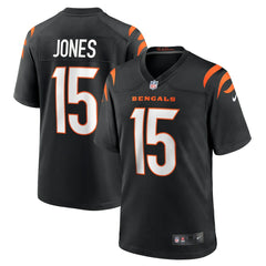 Charlie Jones Cincinnati Bengals Team Game Jersey Black - Nike