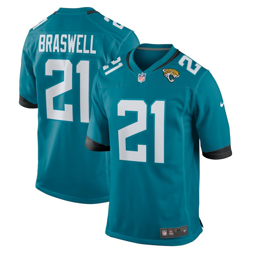Christian Braswell Jacksonville Jaguars Team Game Jersey Teal - Nike