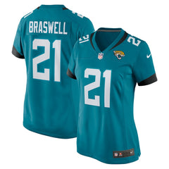 Christian Braswell Jacksonville Jaguars Women's Team Game Jersey Teal - Nike