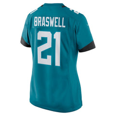 Christian Braswell Jacksonville Jaguars Women's Team Game Jersey Teal - Nike