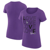 Colorado Rockies G-III 4Her by Carl Banks Women's Super-Slim Fit Lightweight Love Graphic Team T-Shirt Near Me