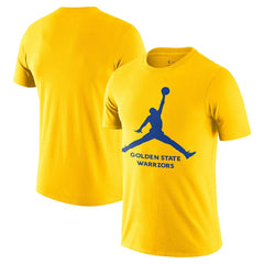 Nike - Golden State Warriors Essential Jumpman T-Shirt - Gold
