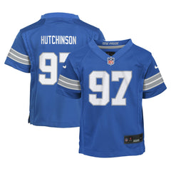 Aidan Hutchinson Detroit Lions Preschool Player Game Jersey Blue - Nike