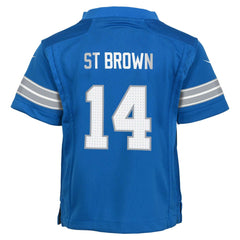Amon-Ra St. Brown Detroit Lions Preschool Player Game Jersey Blue - Nike
