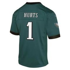 Jalen Hurts Philadelphia Eagles Youth Game Jersey Green - Nike