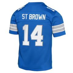 Amon-Ra St. Brown Detroit Lions Youth Game Jersey Blue - Nike