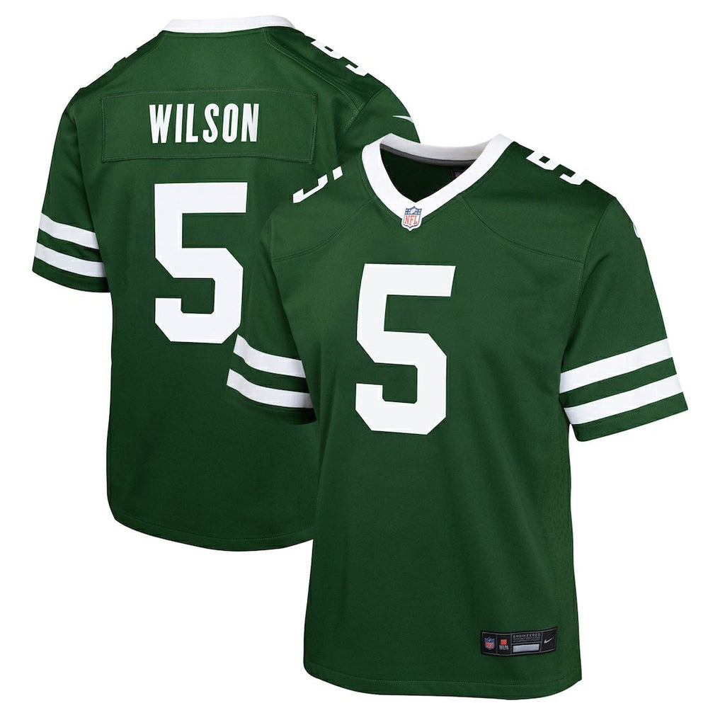 Garrett Wilson New York Jets Youth Game Jersey Green - Nike