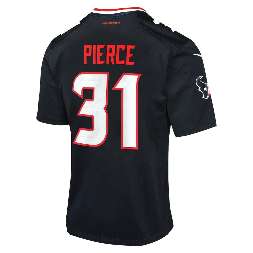 Dameon Pierce Houston Texans Youth Game Jersey - Navy | NFL Jerseys
