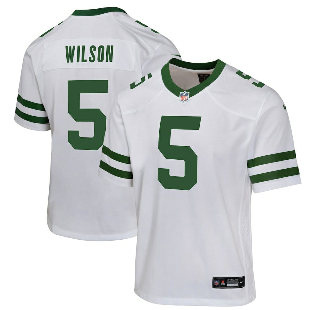 Garrett Wilson New York Jets Youth Game Jersey White - Nike