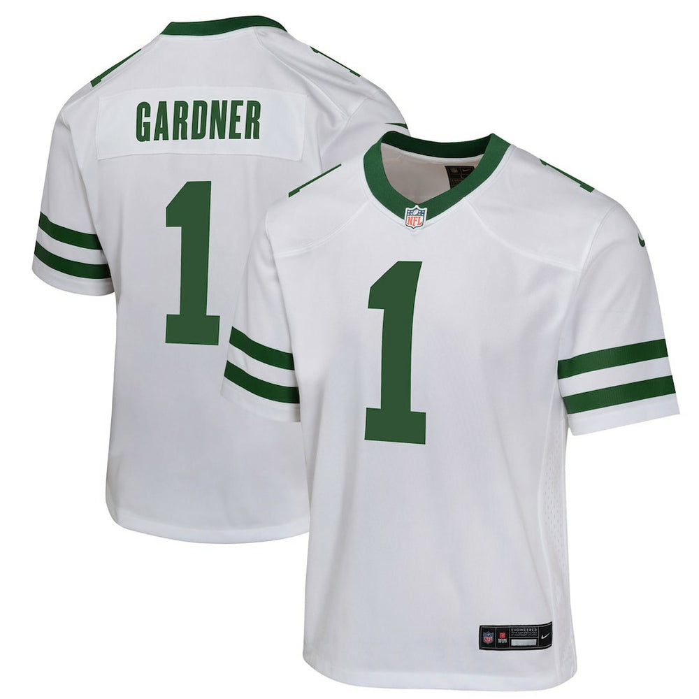 Ahmad Sauce Gardner New York Jets Youth Game Jersey White - Nike