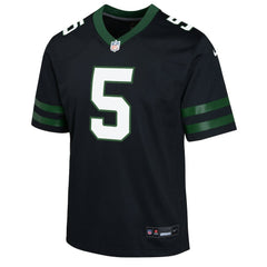 Garrett Wilson New York Jets Youth Game Jersey Black - Nike