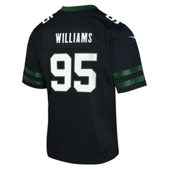 Quinnen Williams New York Jets Youth Game Jersey Black - Nike
