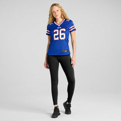 Ty Johnson Buffalo Bills Women's Team Game Jersey Royal - Nike