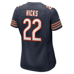 Elijah Hicks Chicago Bears Women's Team Game Jersey Navy - Nike