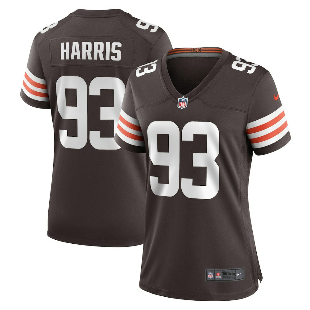 Shelby Harris Cleveland Browns Women's Team Game Jersey Brown - Nike