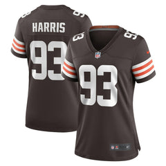 Shelby Harris Cleveland Browns Women's Team Game Jersey Brown - Nike