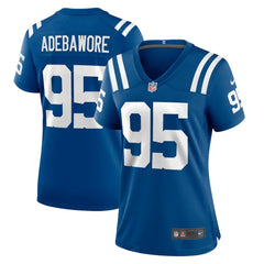 Adetomiwa Adebawore Indianapolis Colts Women's Team Game Jersey Royal - Nike
