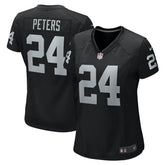 Marcus Peters Las Vegas Raiders Women's Team Game Jersey Black - Nike