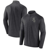 Chicago White Sox Profile Big & Tall Raglan Quarter-Zip Top On Sale