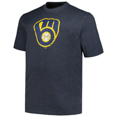 Milwaukee Brewers Profile Big & Tall Weathered Logo T-Shirt Online