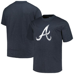 Atlanta Braves Profile Big & Tall Weathered Logo T-Shirt discount