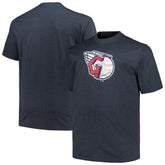 Cleveland Guardians Profile Big & Tall Weathered Logo T-Shirt Sale