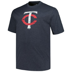 Minnesota Twins Profile Big & Tall Weathered Logo T-Shirt Lifestyle