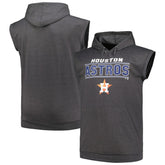Houston Astros Profile Big & Tall Muscle Sleeveless Pullover Hoodie Lifestyle