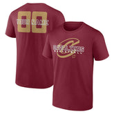 NBA - Cleveland Cavaliers Stellar Personalized Name & Number T-Shirt - Wine